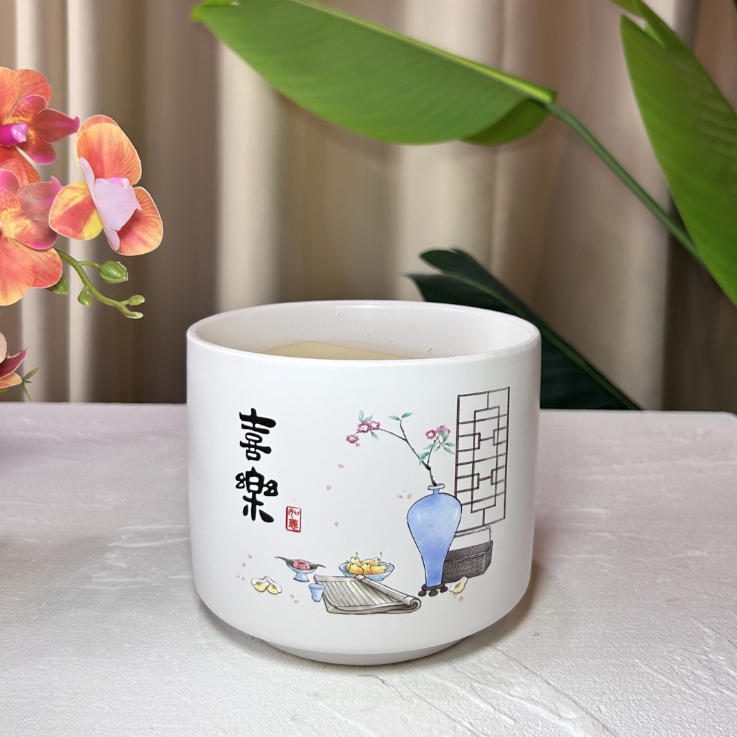 C181口14高12创意喜乐透气花盆适合蝴蝶兰多肉等绿植花卉