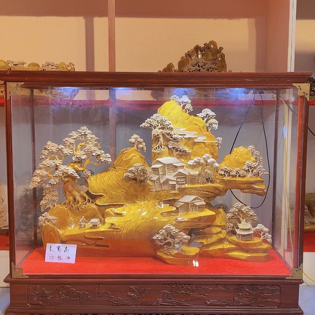 金丝楠丘*有金丝楠小叶桢楠摆件