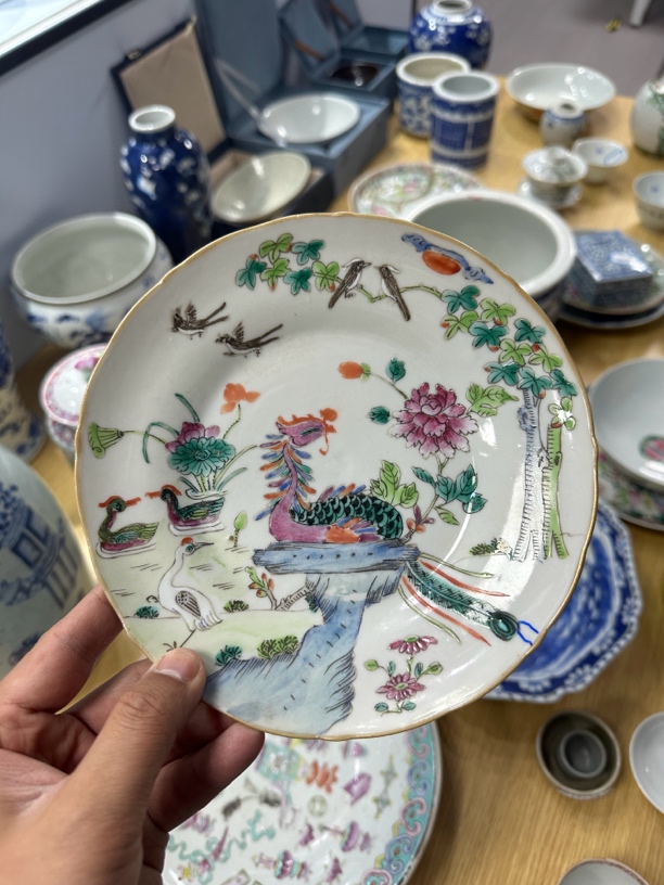陶瓷工艺品粉彩盘