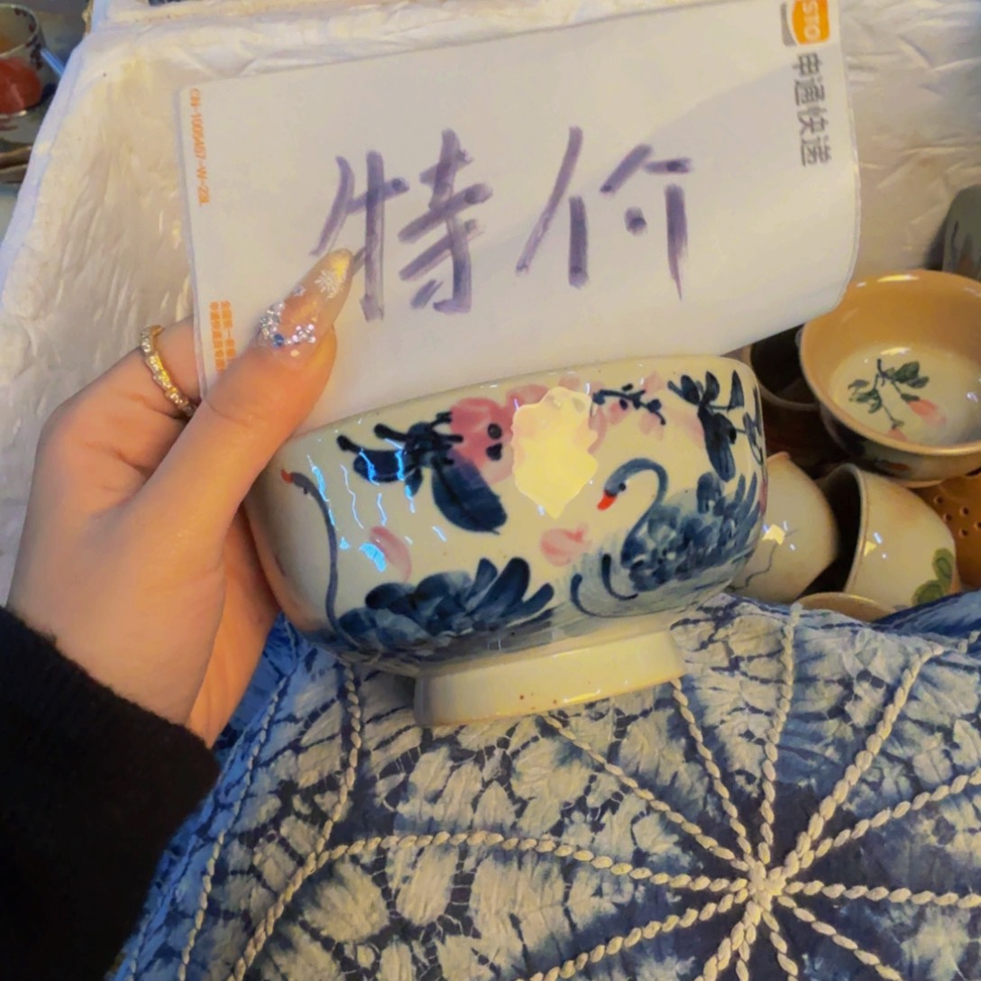 瓷片景德镇陶瓷手工手绘