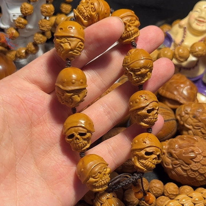 橄榄核手串/手链骷髅军团