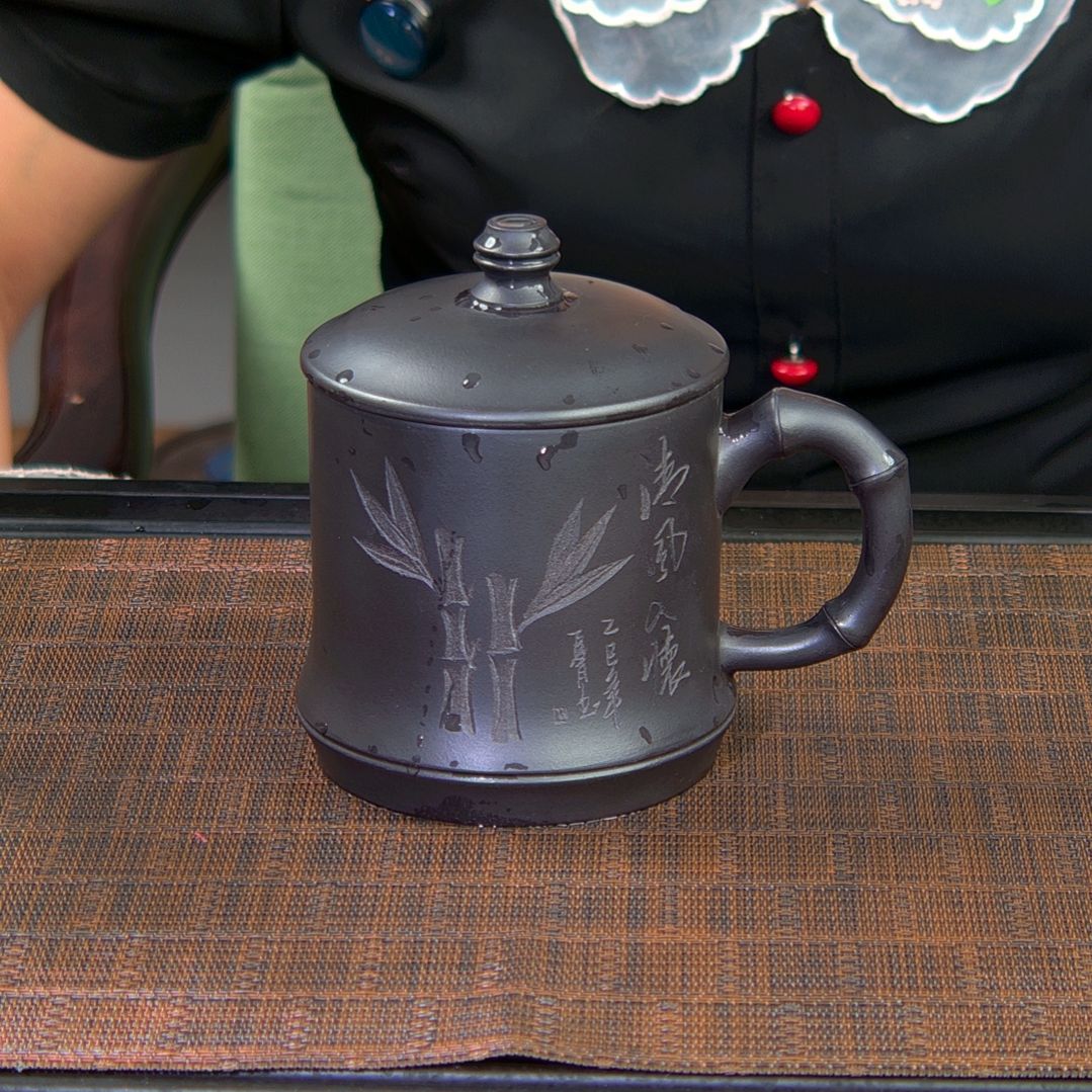 茶杯紫砂高货放漏