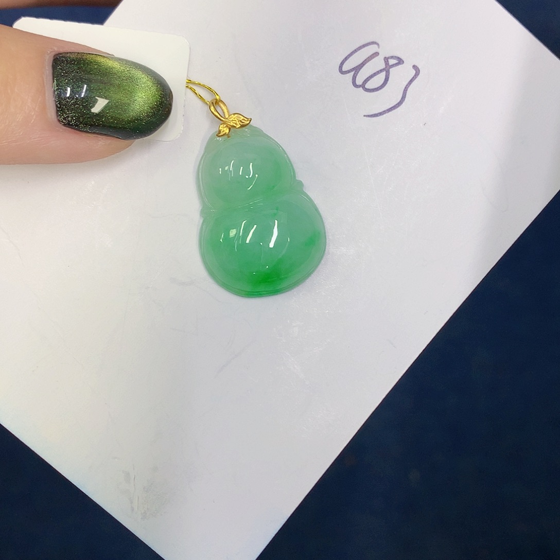 【闪购商品】翡翠颈饰18K金镶嵌000000000