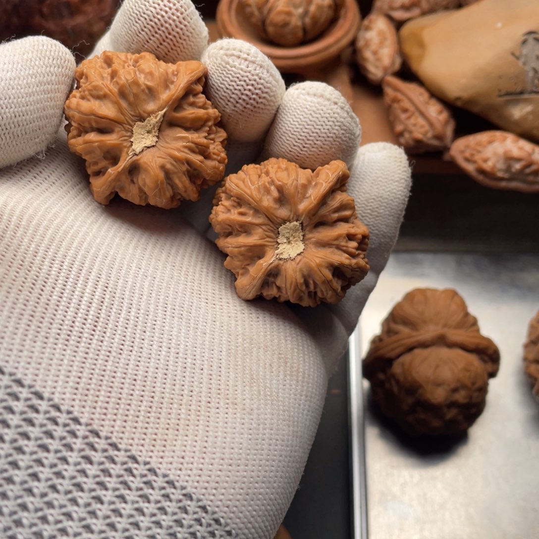 文玩核桃吊坠大眼睛密纹