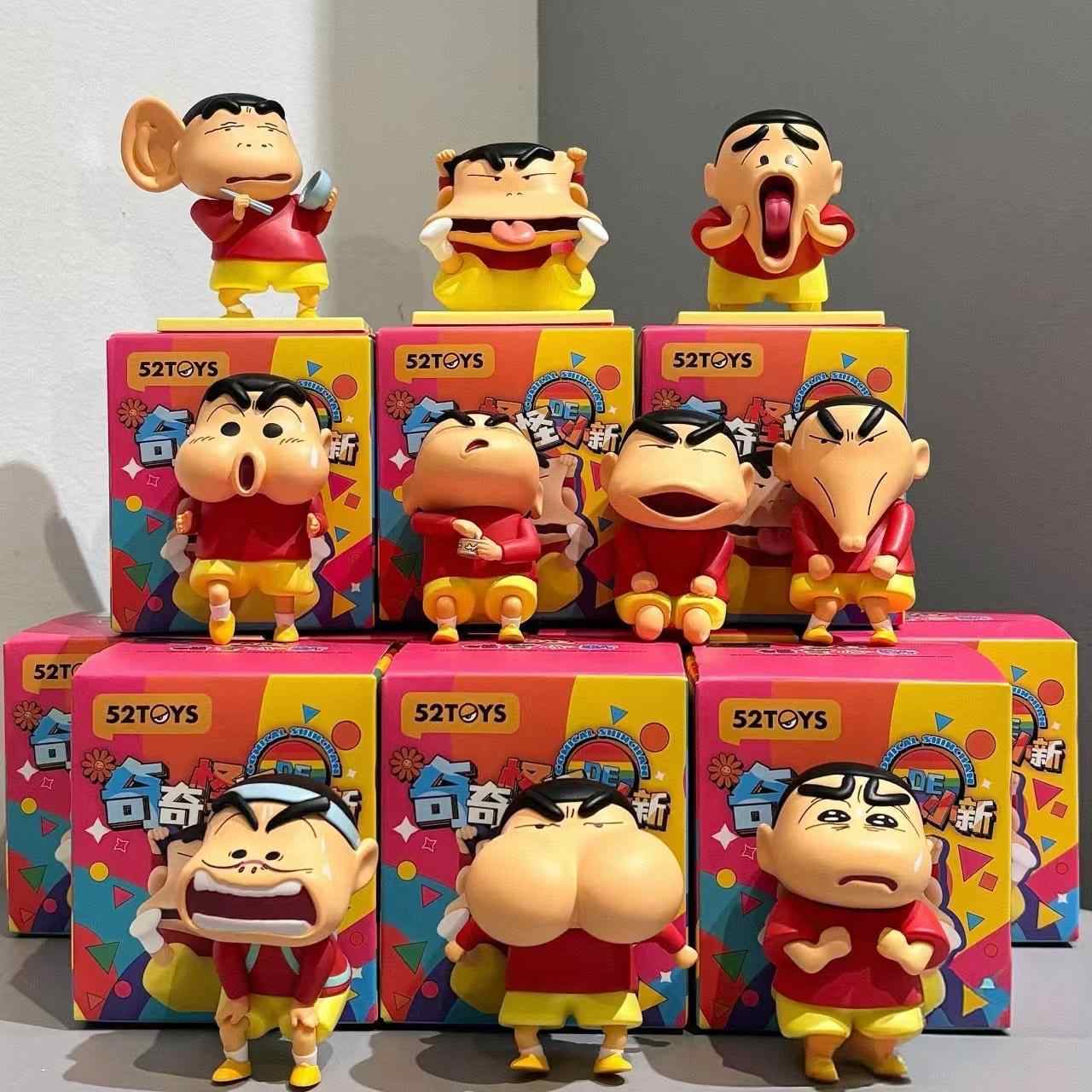 【奇奇怪怪小新】正版概率隐藏玩具立体diy摆件