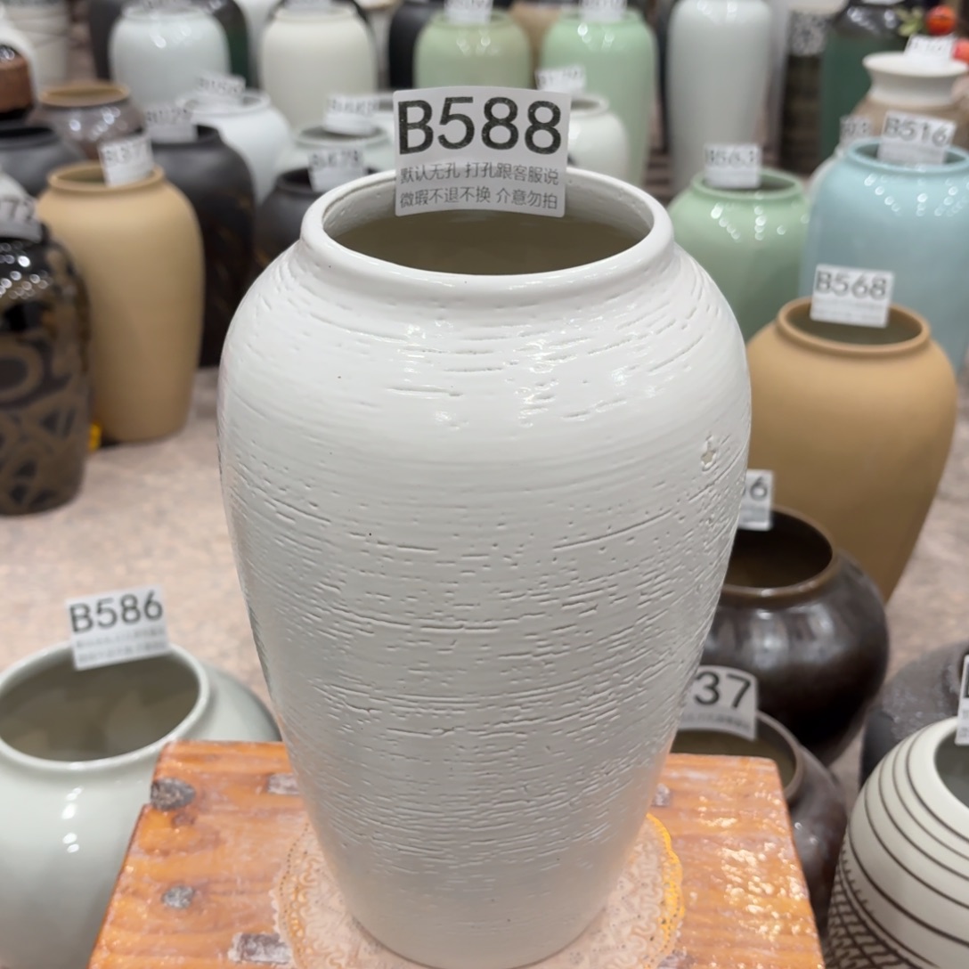 陶摆件瑕疵588景德镇陶瓷高27口9.5