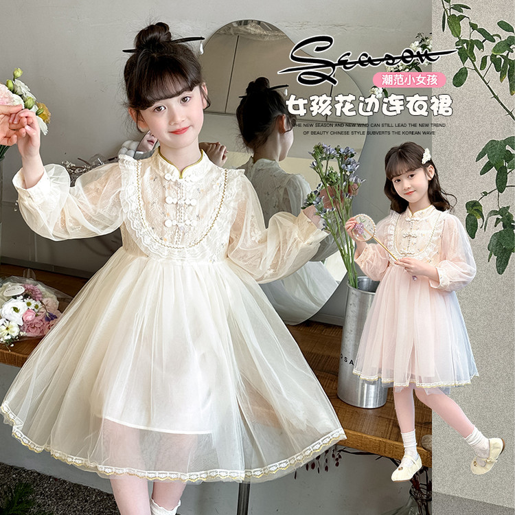 2025新款衣服儿童秋款秋季季童连衣裙时尚韩女童秋款小香风背心裙