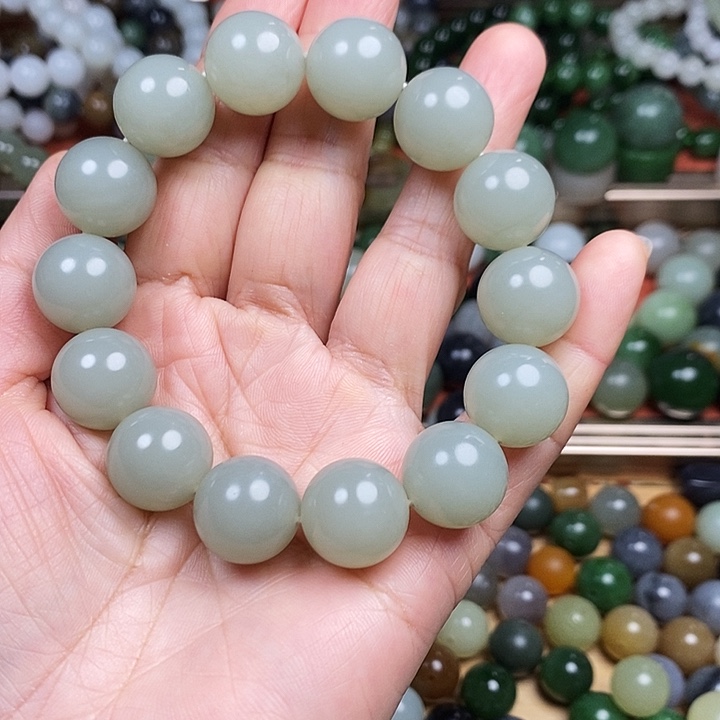 和田玉手串未镶嵌