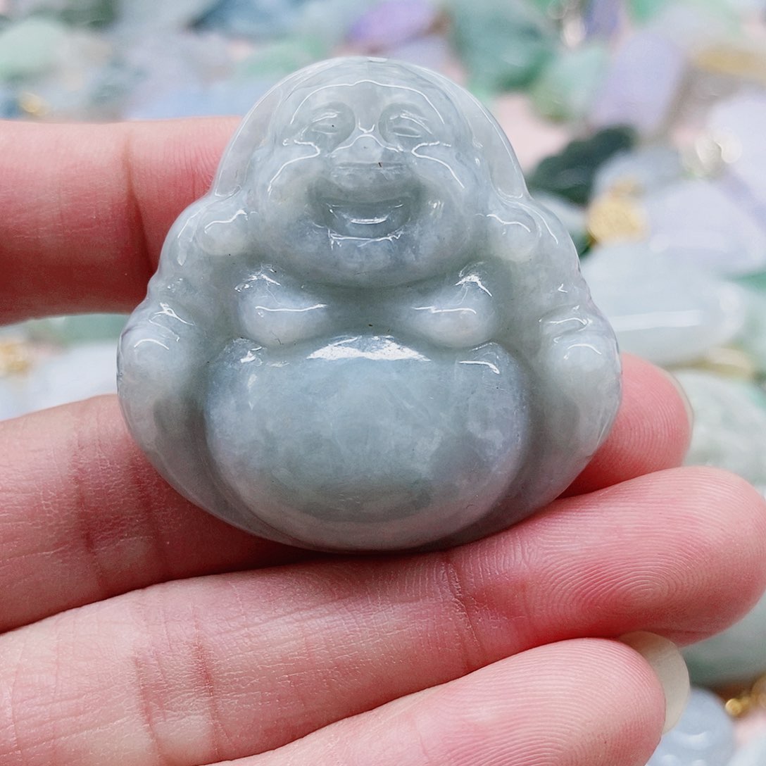 颈饰未镶嵌翡翠天然