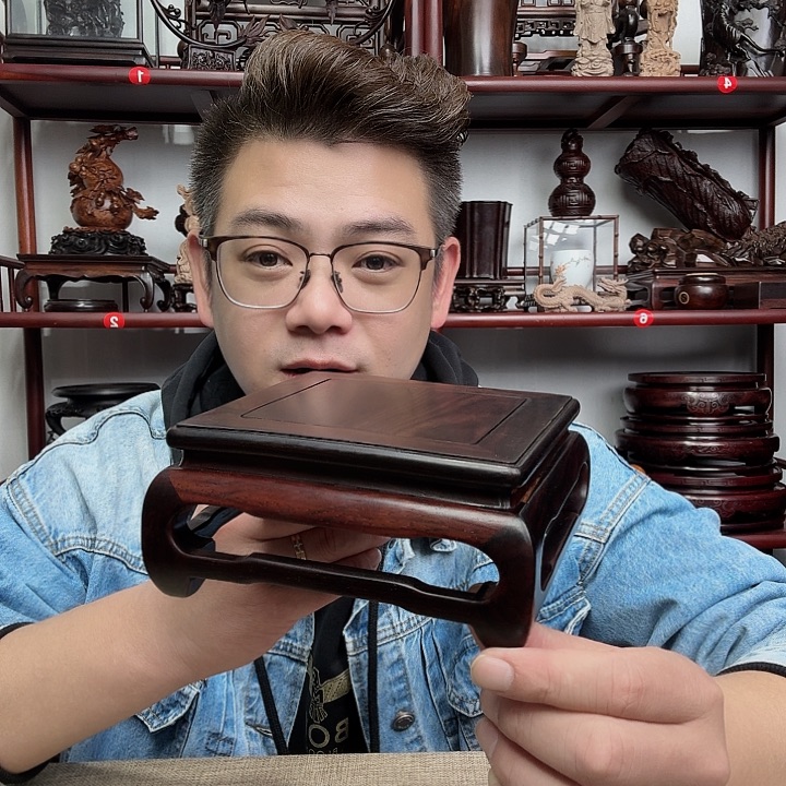微凹黄檀工艺品底座