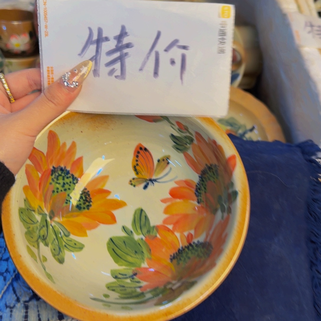 瓷片景德镇陶瓷手工手绘