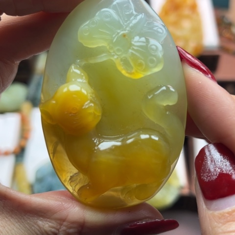 岫玉挂件未镶嵌挂件