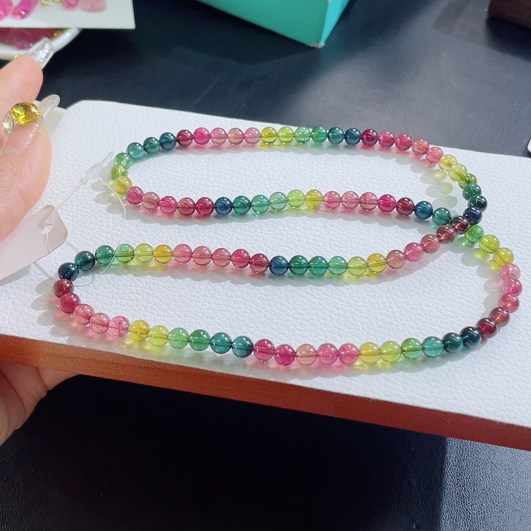 未镶嵌手链碧玺6mm左右