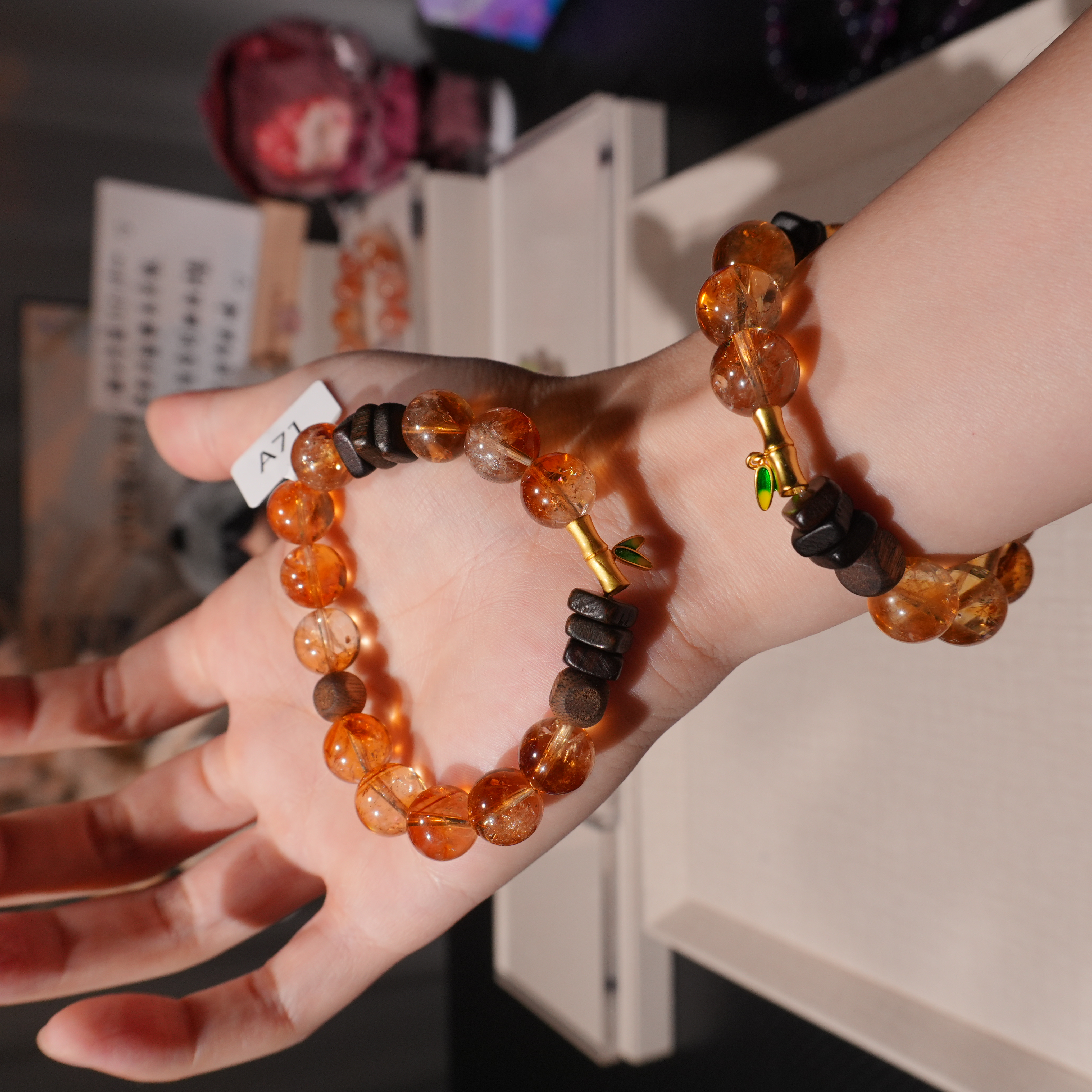 （拍两单！是一条的价格！）暴力黄黄塔晶  12-13咪点位 A71