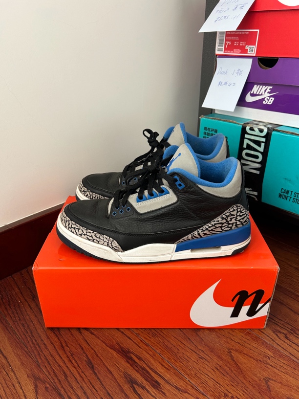aj3 鞋码42 鞋底磨损小 无原盒配件