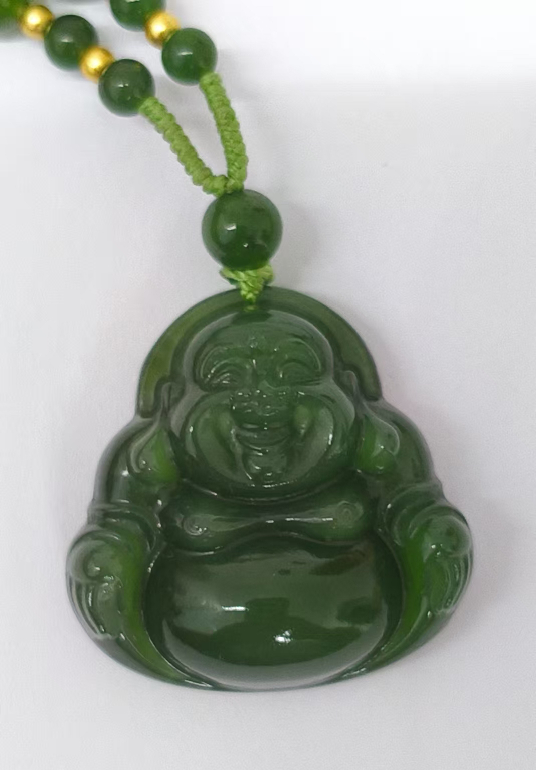 和田玉阳绿佛公35mm