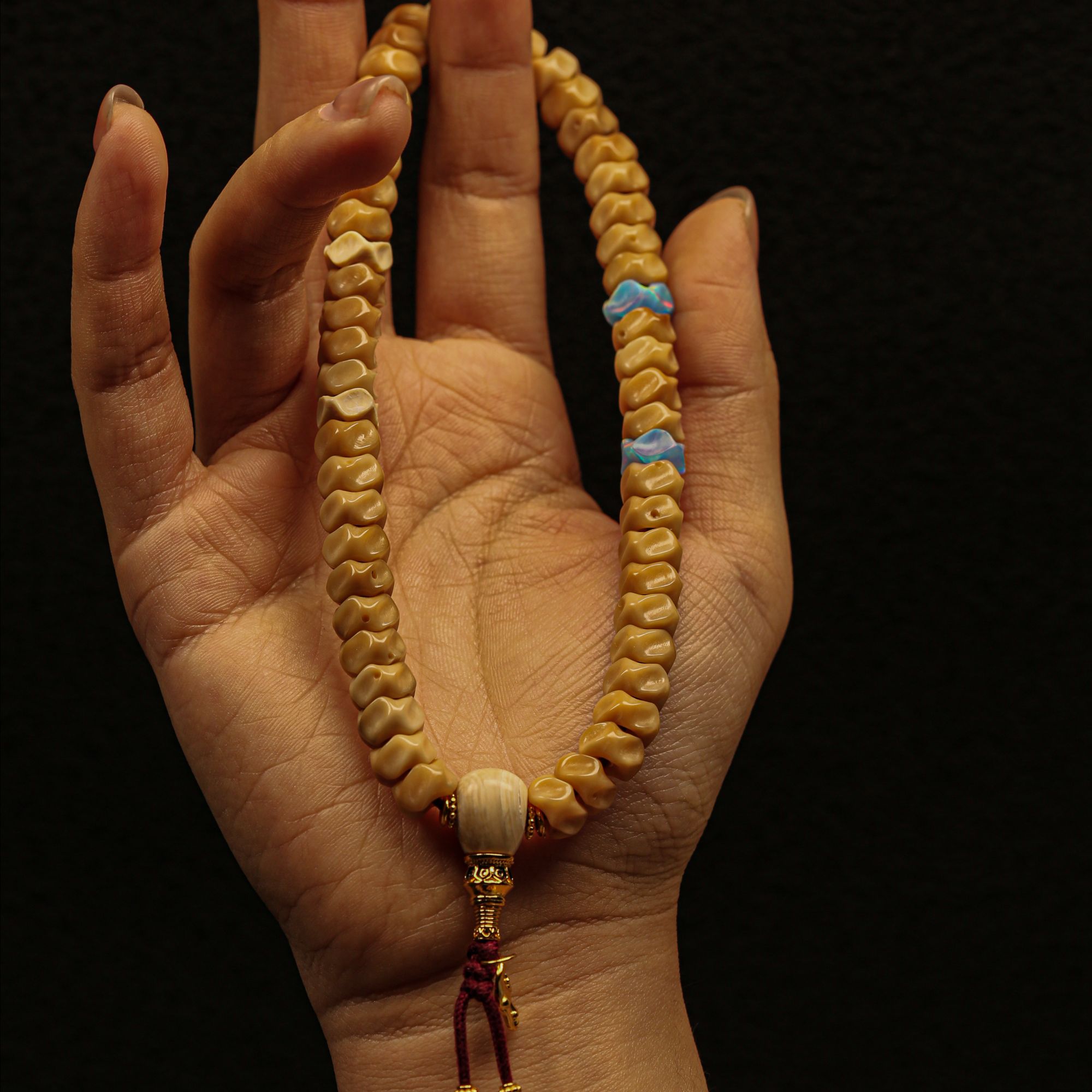 盟盒-原创幽龙之骨 龙脊菩提手持 