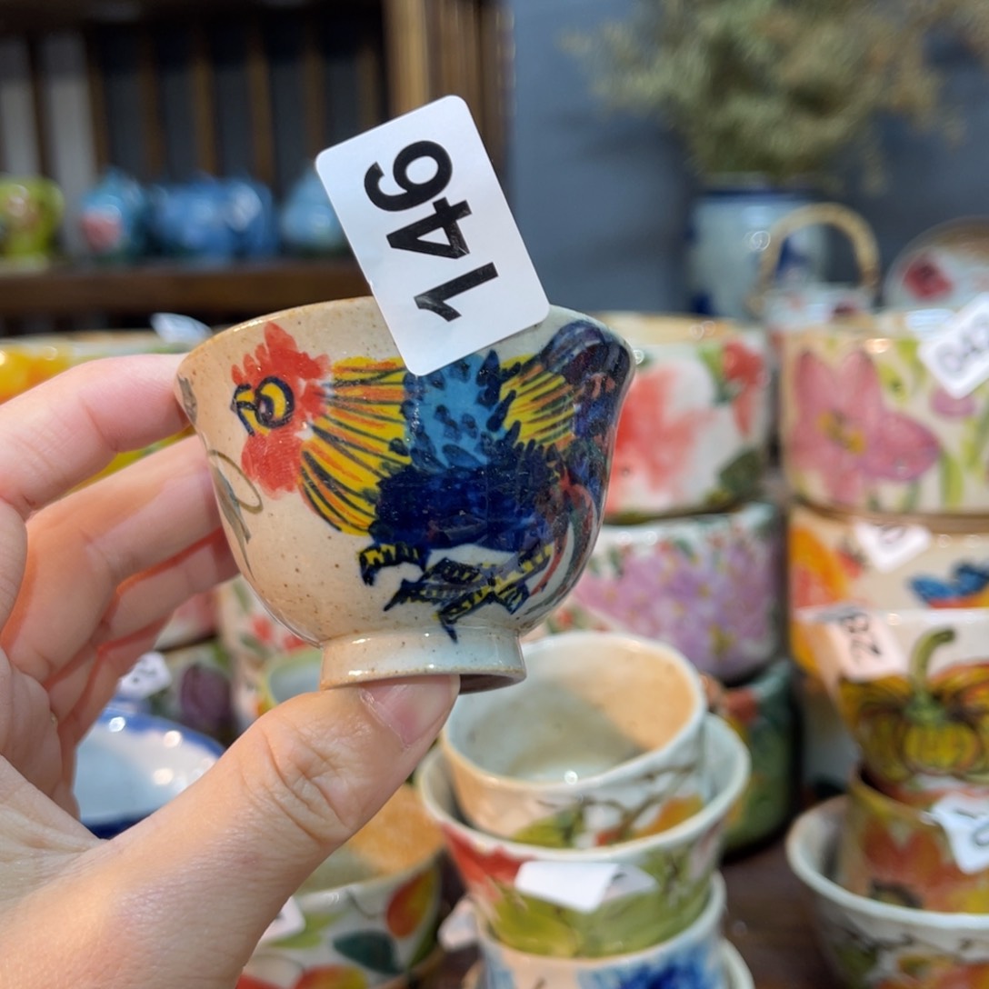 杯素浅陶瓷手工手绘