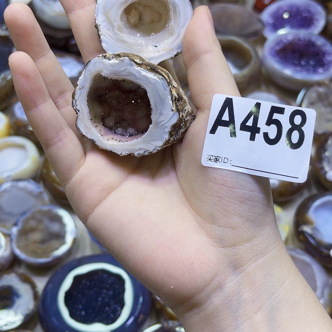③***③紫晶未镶嵌珠宝半成品A458