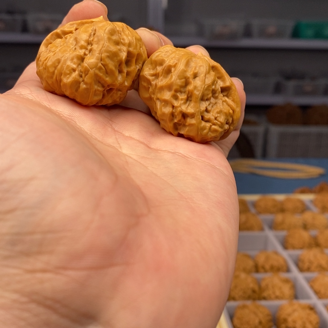 文玩核桃把件一帆风顺41mm