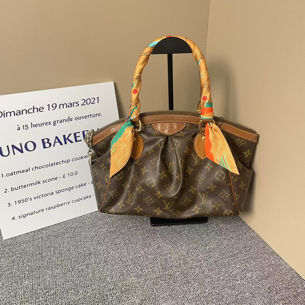 95新 LouisVuitton/路易威登 路易威登手提包/lv小号饺子包