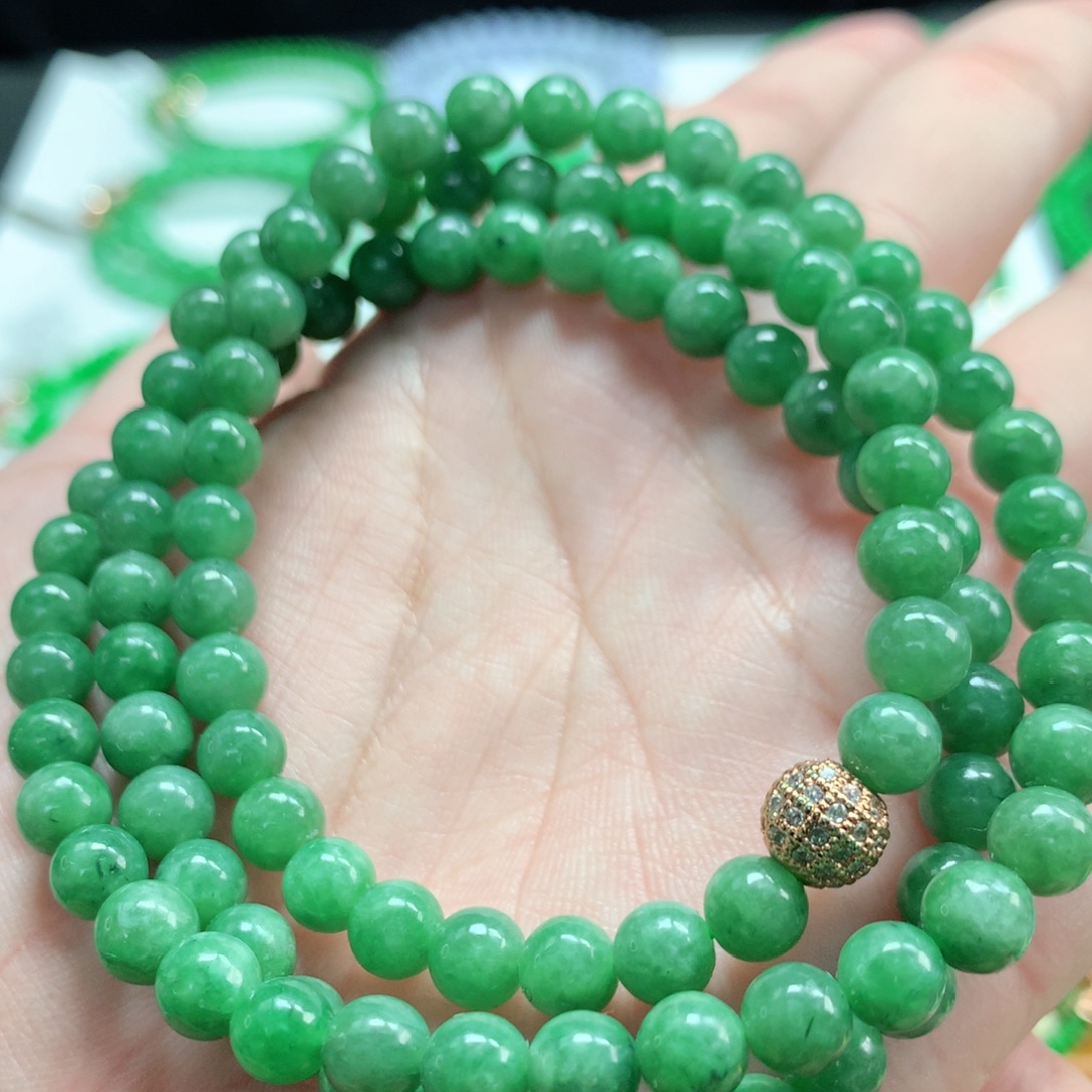 翡翠未镶嵌手链翡翠