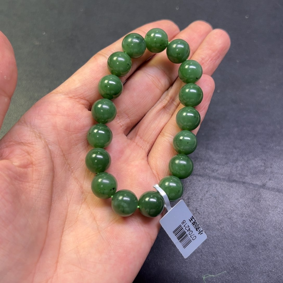 和田玉未镶嵌颈饰多样性俄罗斯碧玉手串卡12