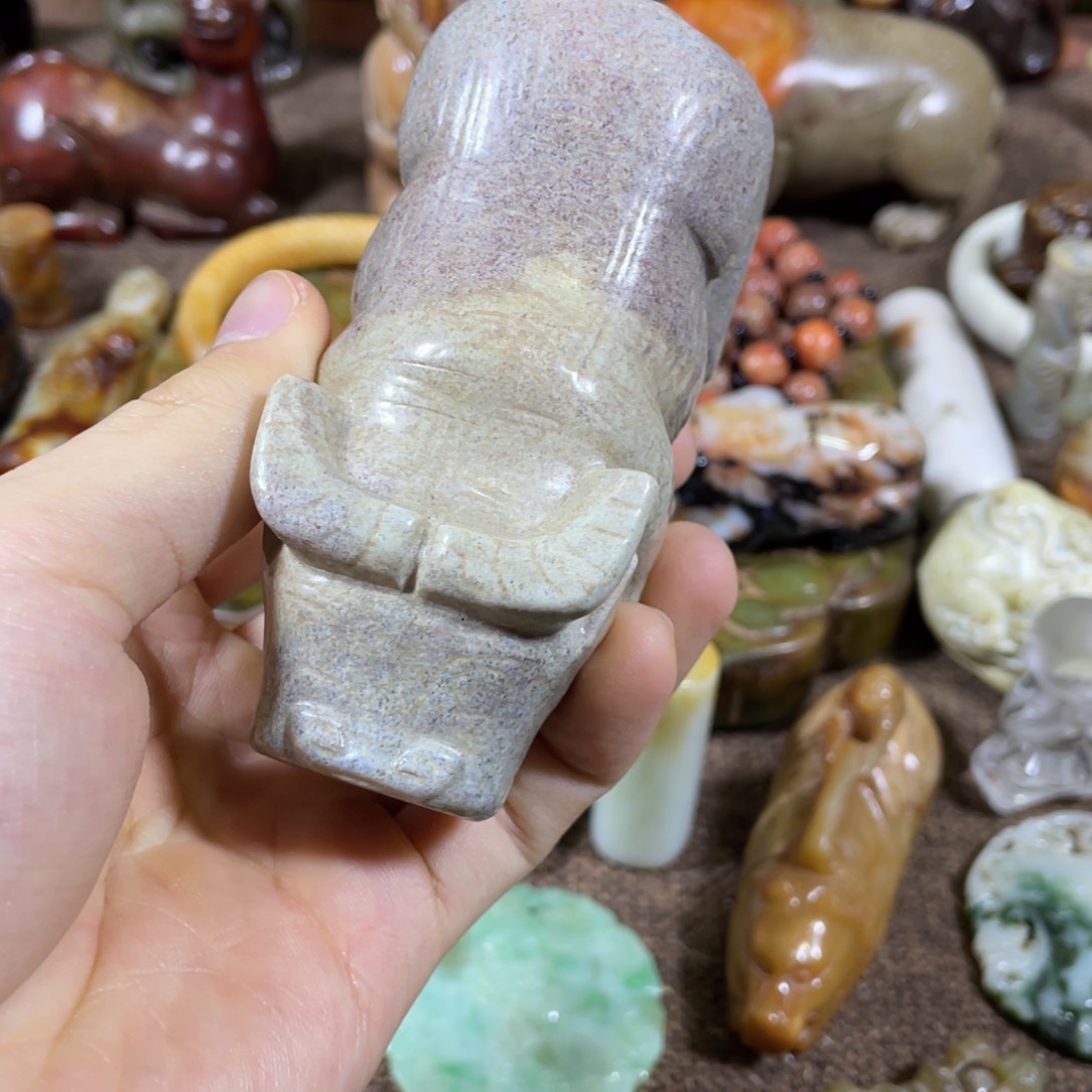 和田玉未镶嵌吊坠(不含链)