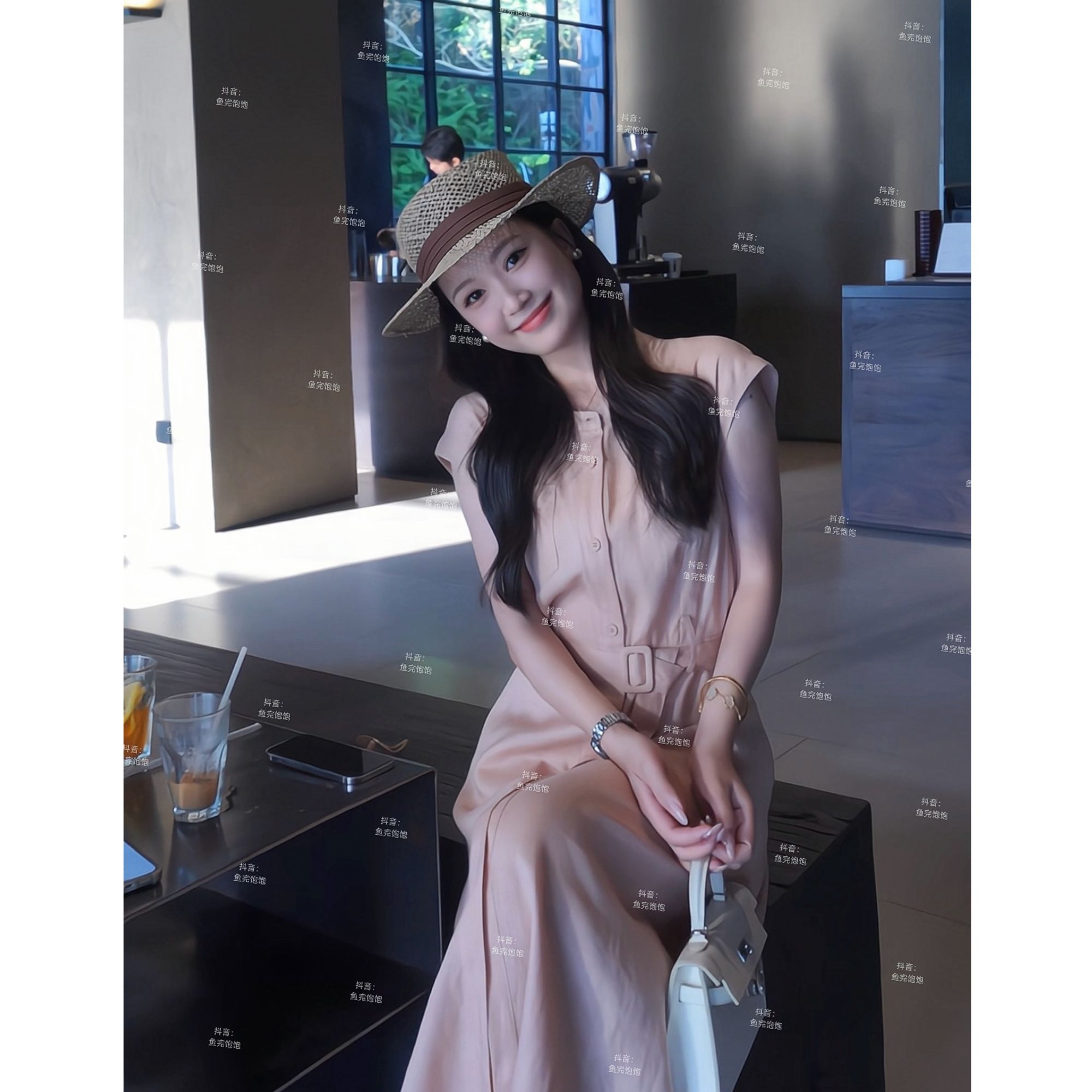 法式夏季小众气质连衣裙设计感