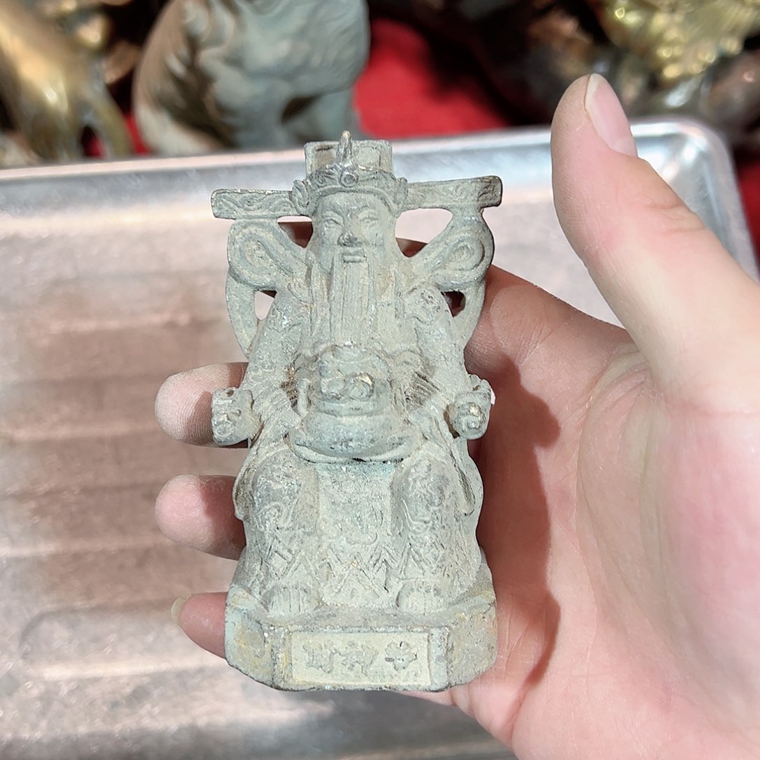 黄铜摆件，文房摆件