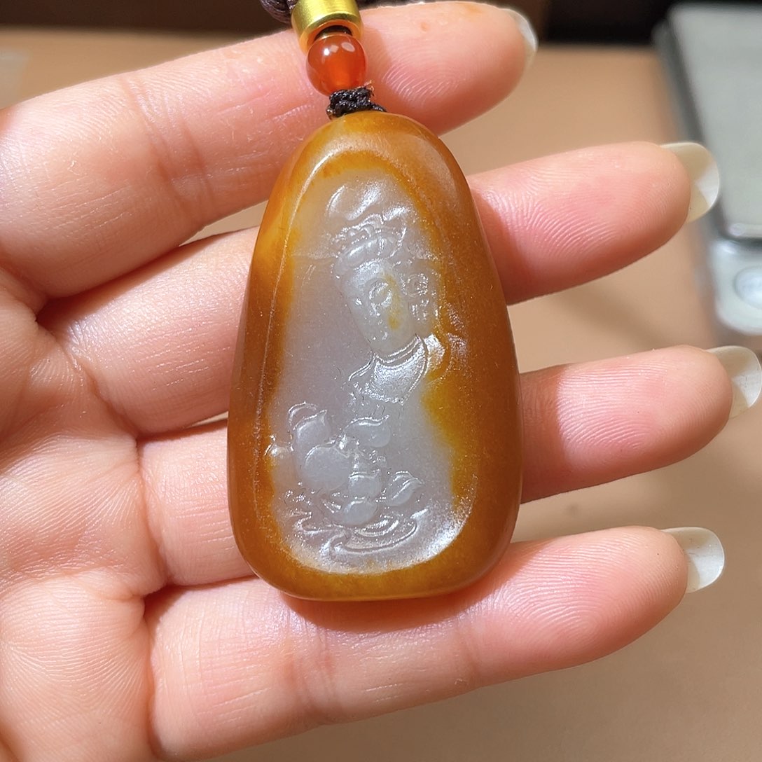 和田玉颈饰未镶嵌A7 