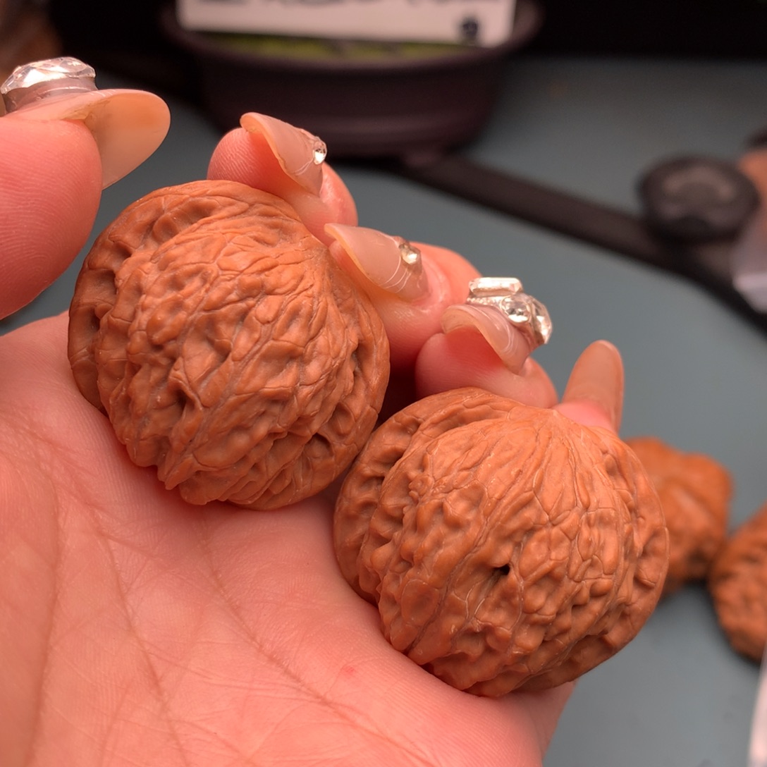 文玩核桃把件于**活磨盘35