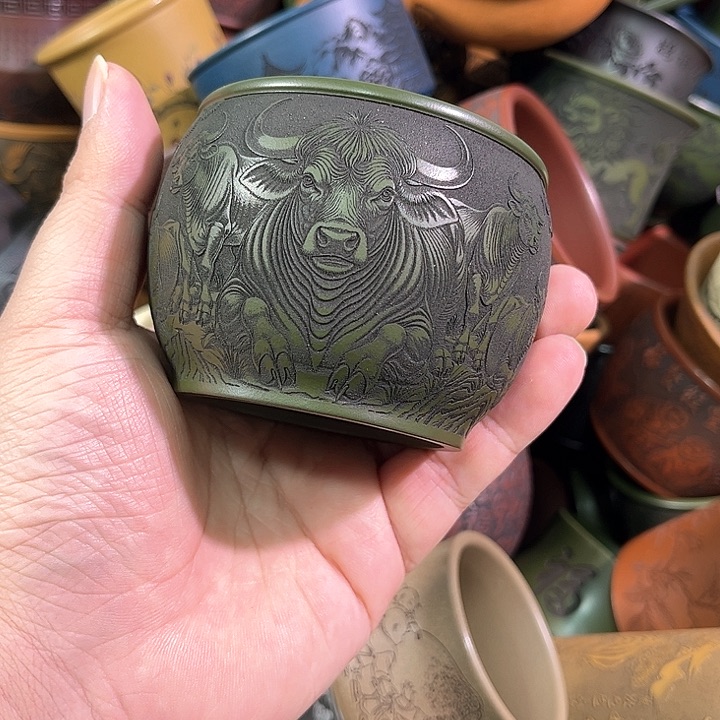 茶杯紫砂全手工紫砂主人杯