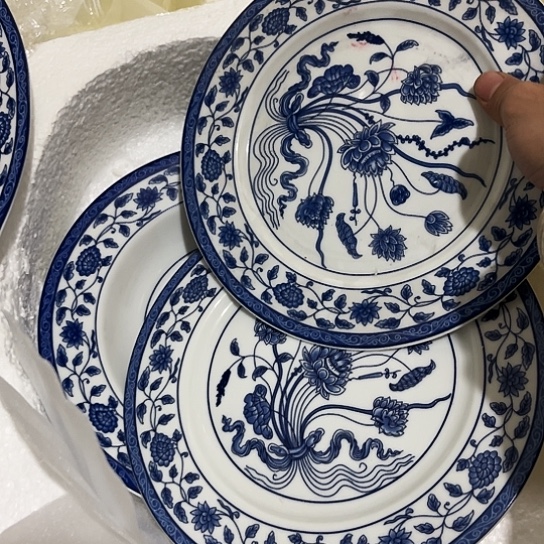 盘8寸盘四个陶瓷陶瓷