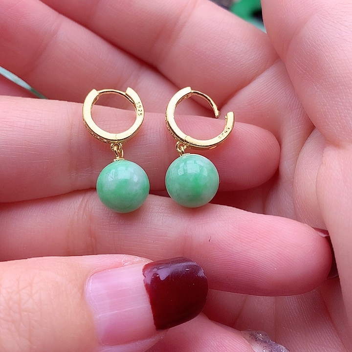 翡翠颈饰银S925镶嵌翡翠