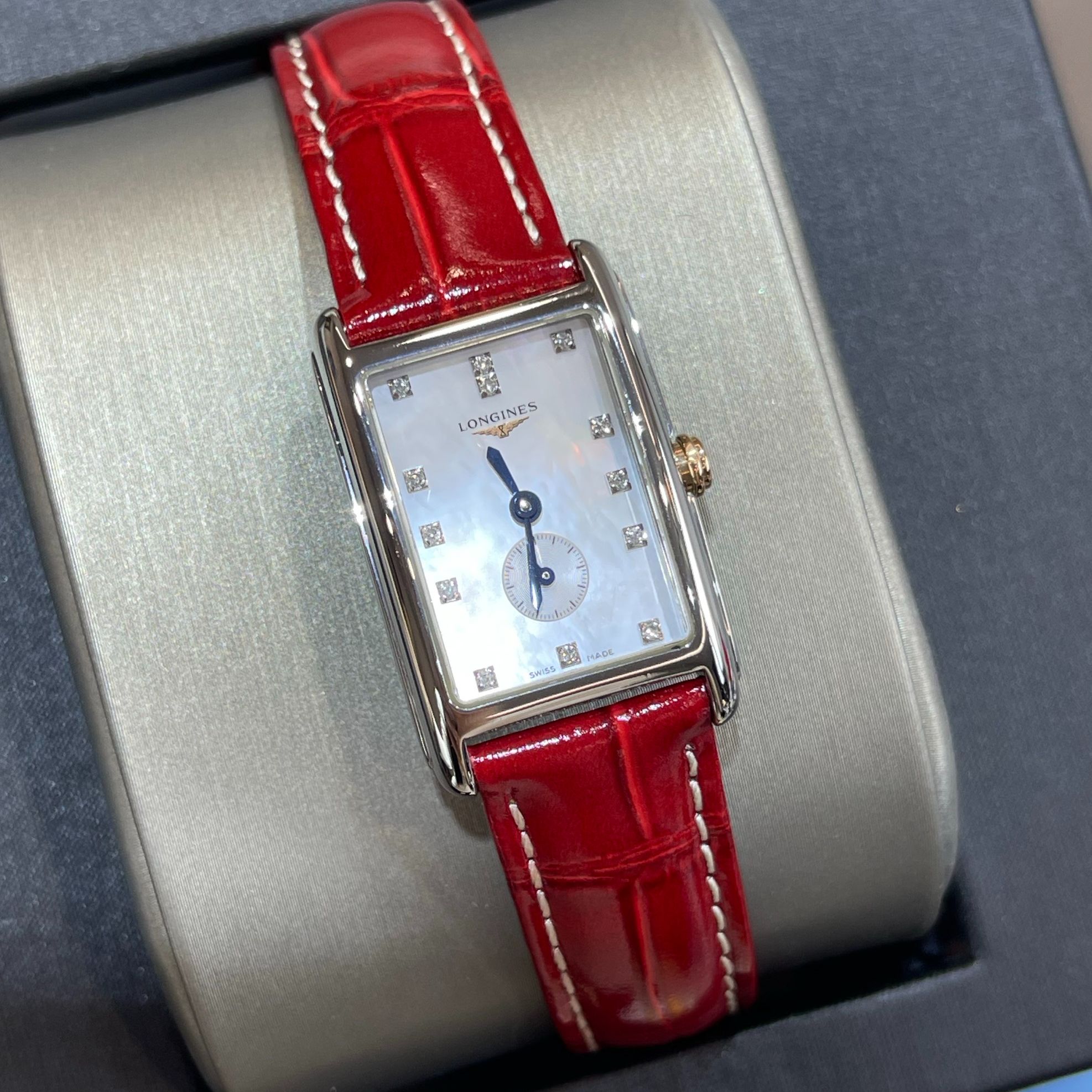 99新 Longines/浪琴 黛绰维纳L5.255.5.87.7/公价20500