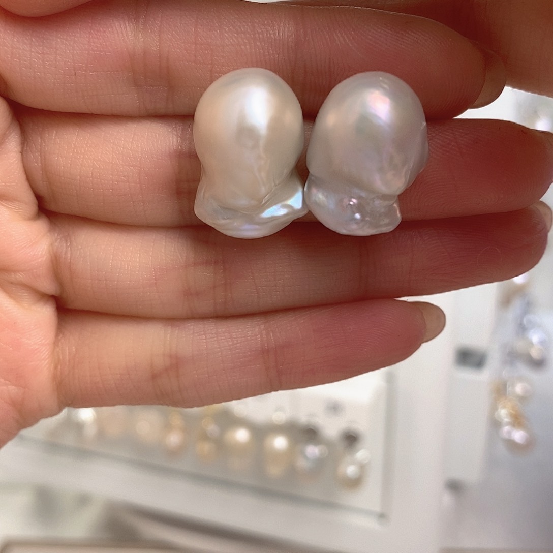 淡水珍珠颈饰银S925镶嵌