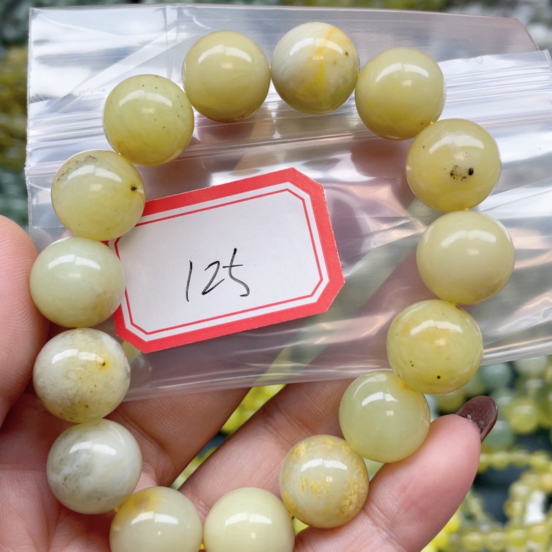 未镶嵌蛇纹石玉手串