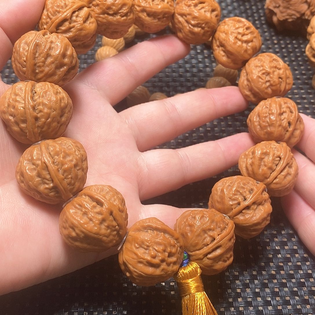 文玩核桃手串蛤蟆头手持