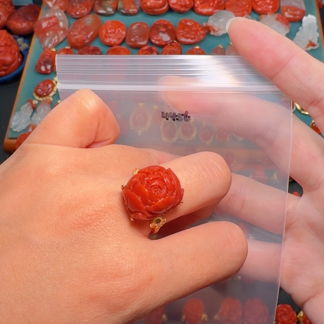 南红玛瑙南红银S925镶嵌