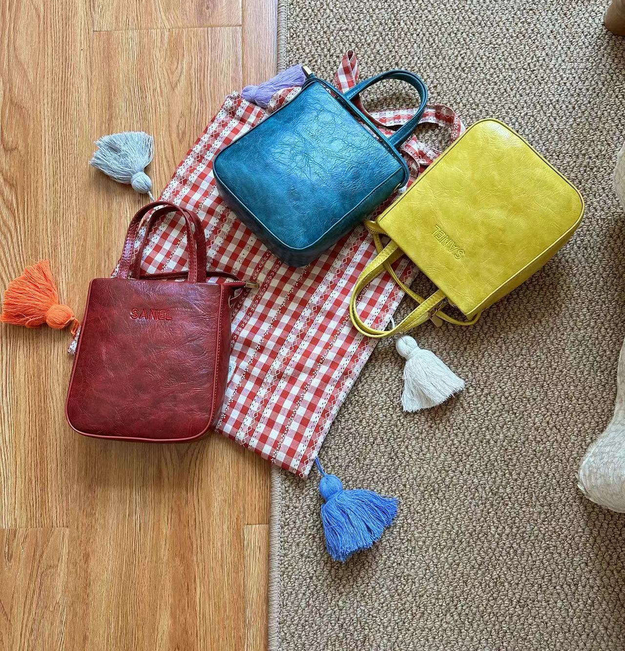 卷里卷气时尚单肩斜挎腋下复古包包1184-1219