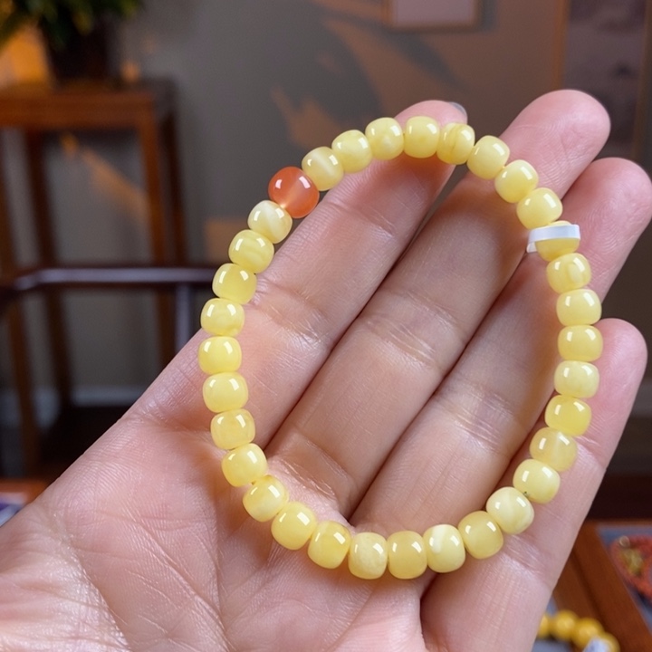 未镶嵌琥珀手链蜜蜡手串6
