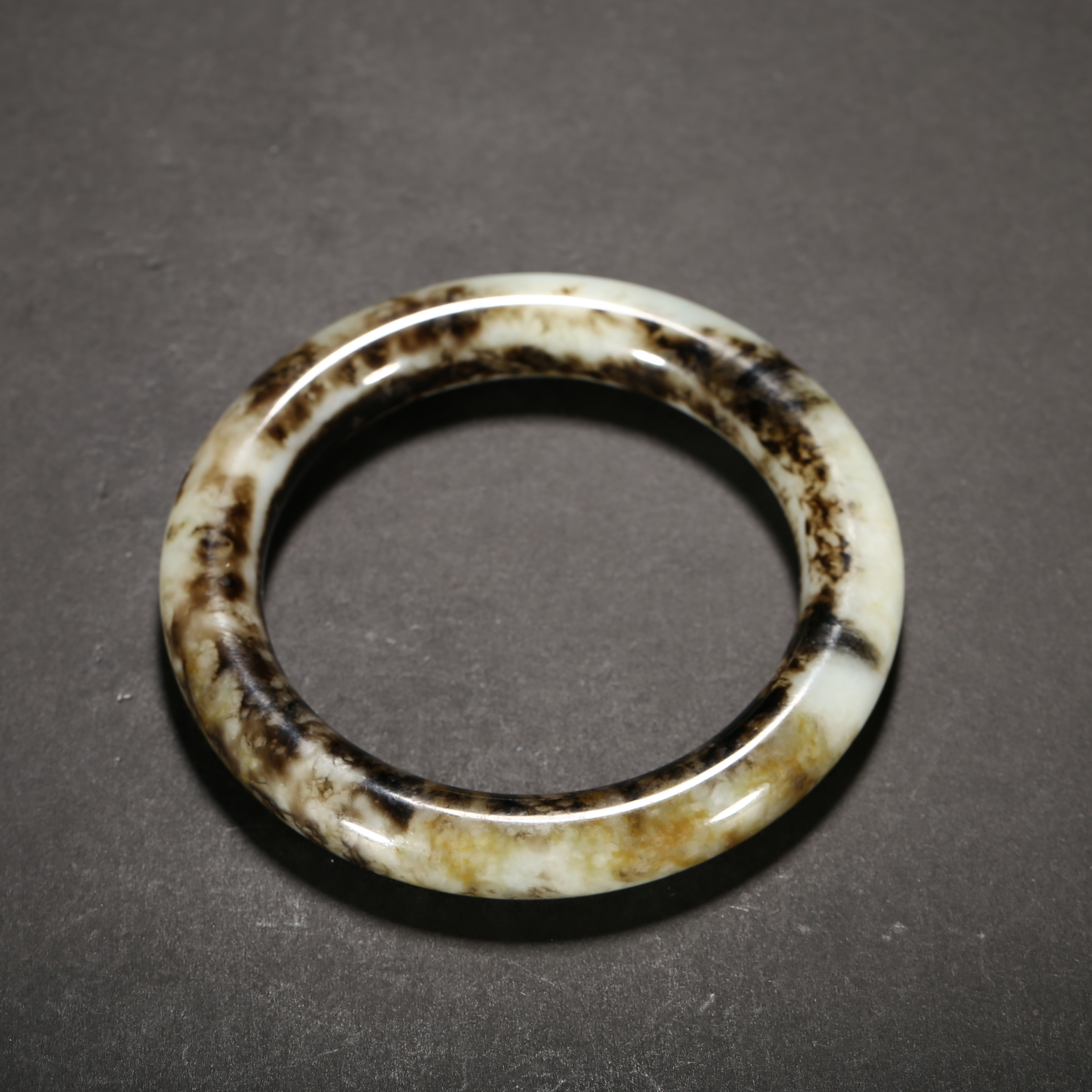 民国*白玉手镯/WBLGR25100319/和田玉【北京文博】