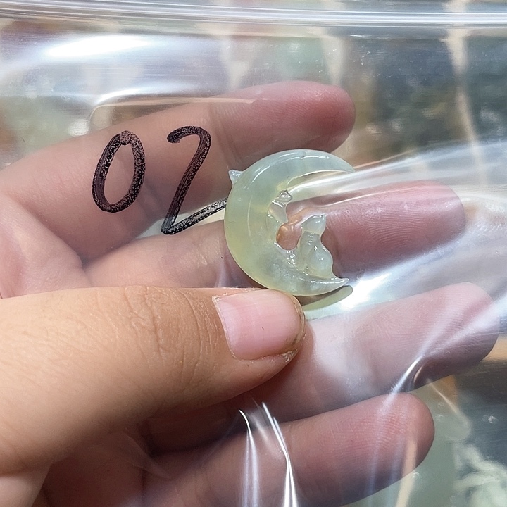 岫玉吊坠(不含链)未镶嵌