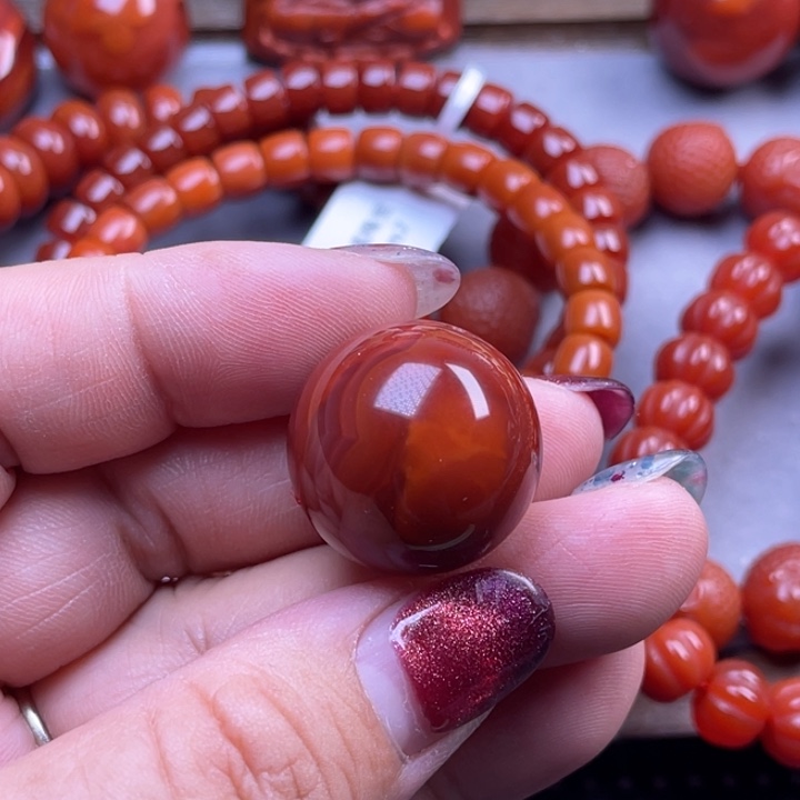 手串未镶嵌南红玛瑙22