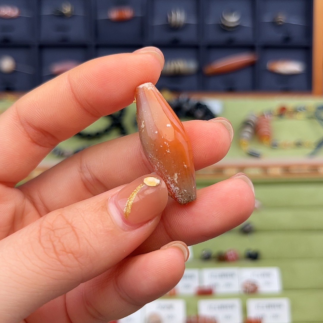 玛瑙/玉髓单珠未镶嵌