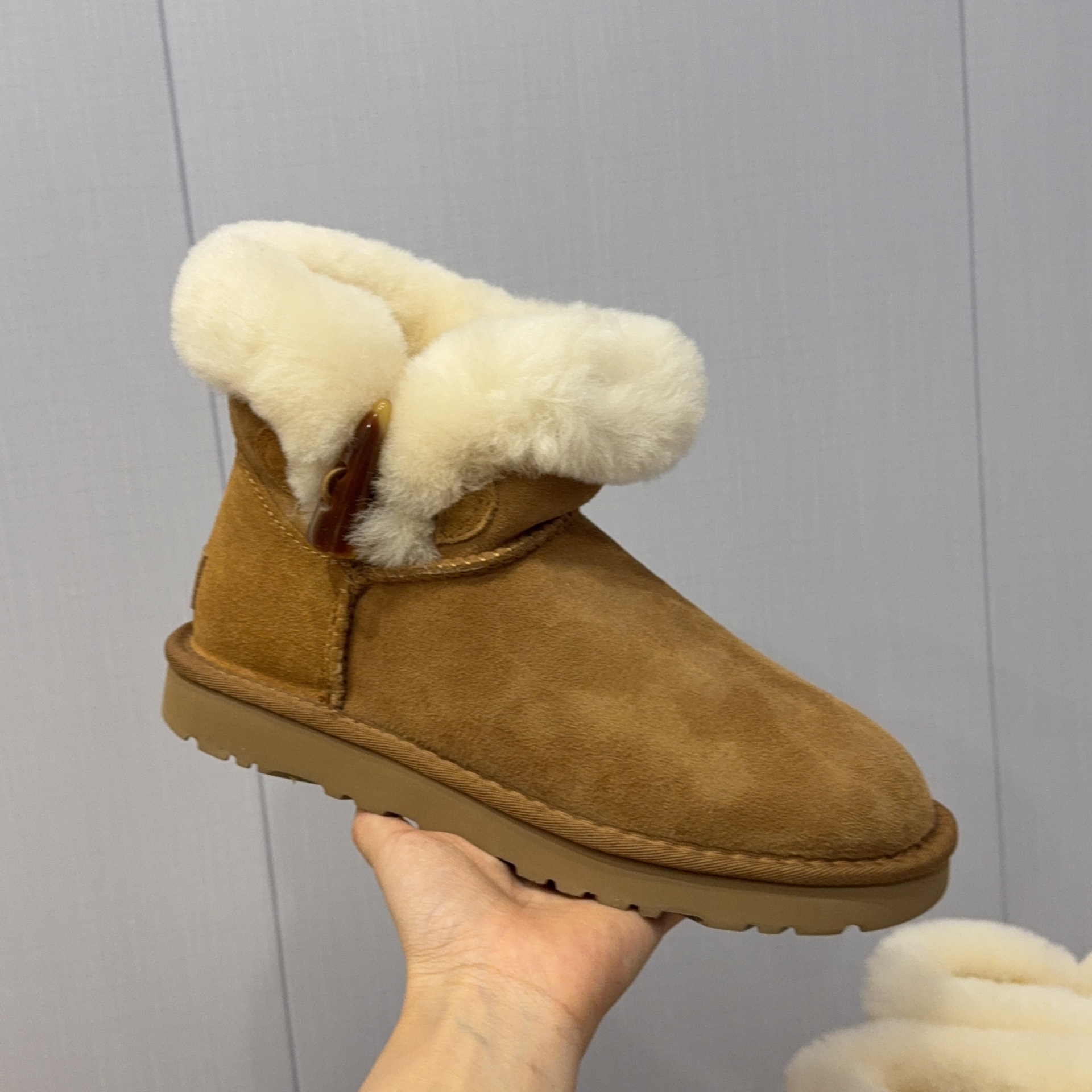 【优基基雪地靴多款】女款真皮真毛雪地靴经典时尚加绒休闲棉鞋