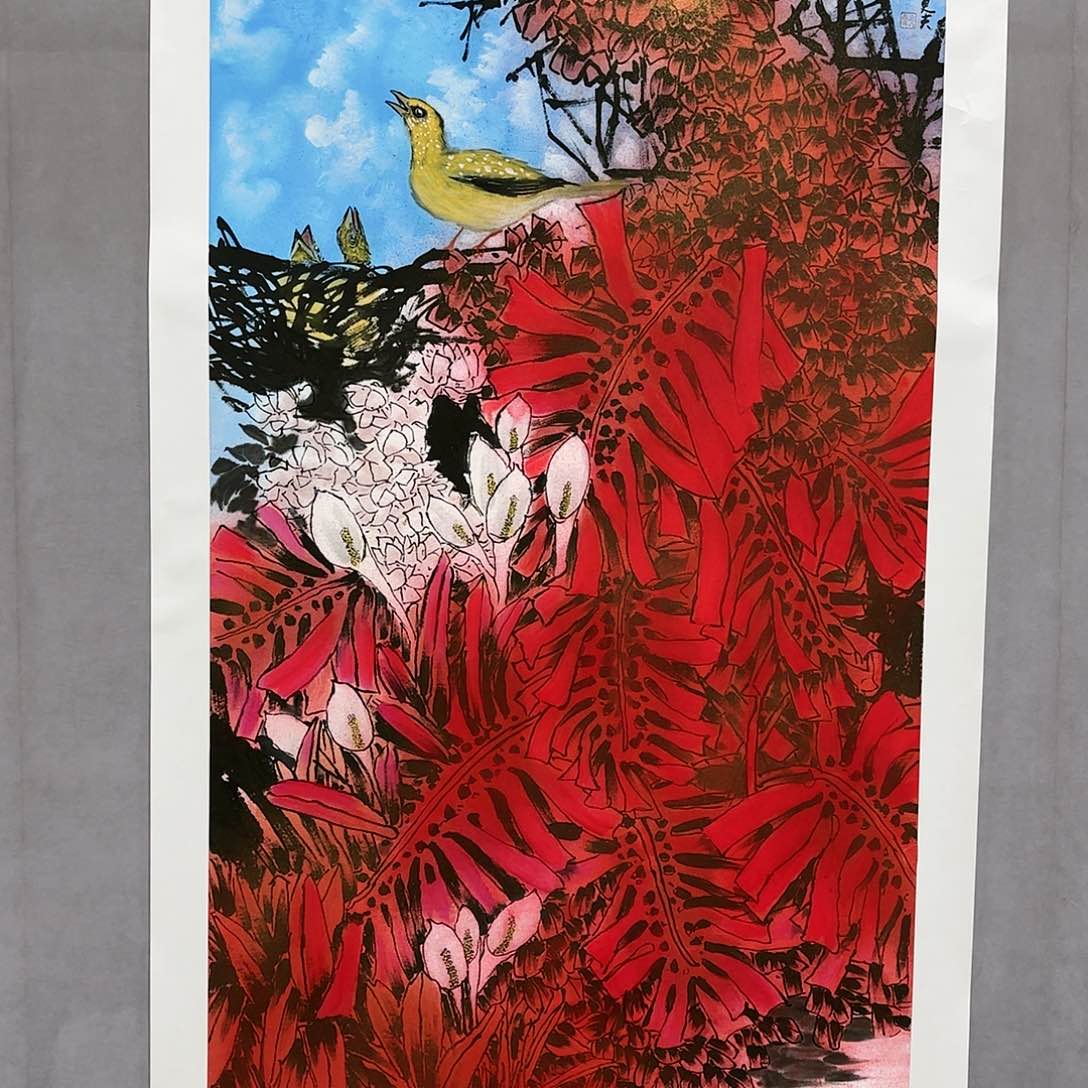 国画国画纯手绘作品请放心去藏