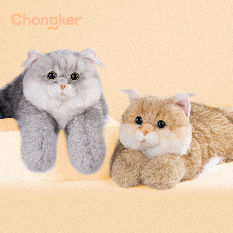 Chongker宠客金渐层抱偶安抚公仔解压玩偶睡觉抱儿童陪伴毛绒玩具