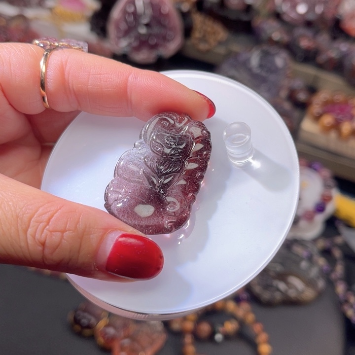 水晶颈饰未镶嵌订制